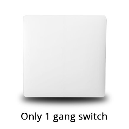 Benexmart Tuya WiFi Switch with Kinetic Wireless Remote Control Alexa Echo Google Home Voice Control Wall Switch No Need Battery: 1 gang switch