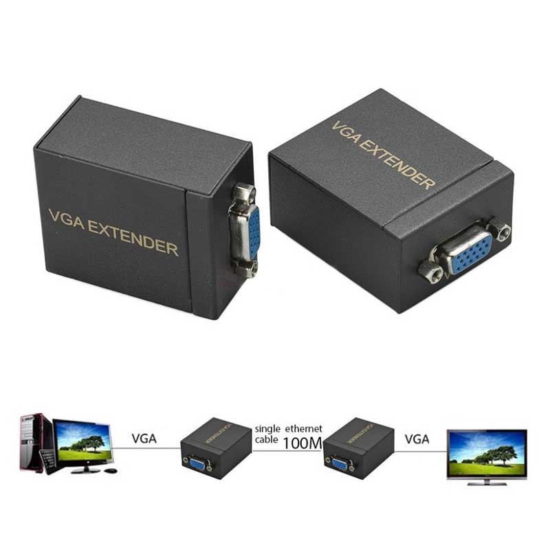 VGA zu RJ45 adapter | 60m, netzwerk Signal adapter... – Grandado