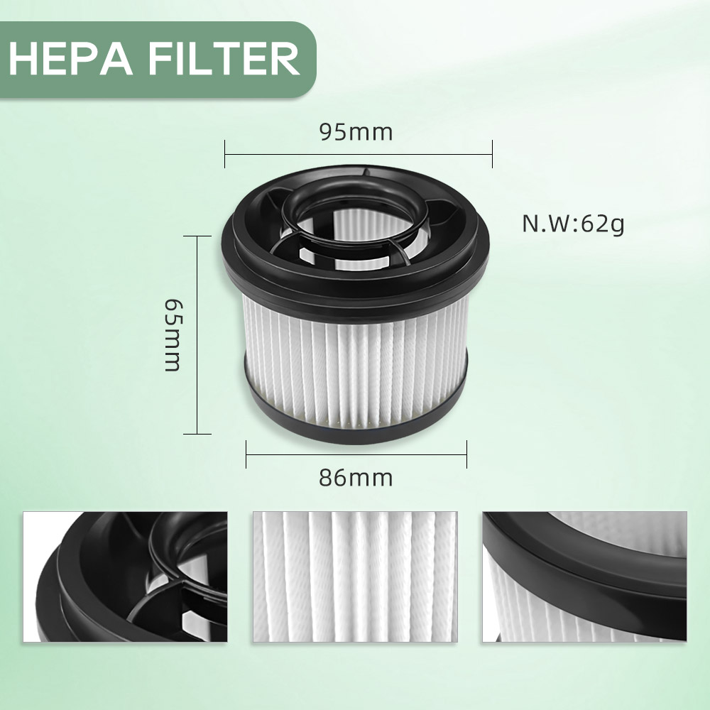 Passend für Dreame T10 / T20 / T20 Profi / T30 / T30 Neo / R10 / R10 Profi / R20, Xiaomi G9 / G10 Ersatzteile Vornachfilter