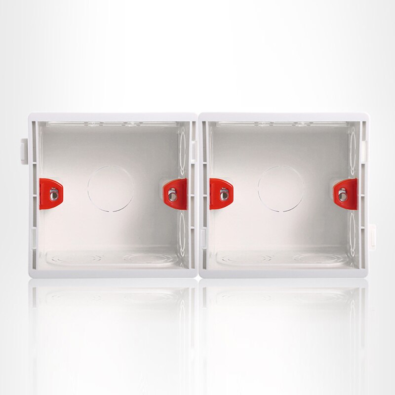 86 type British Standard electrical adjustable mounting box cassette switch socket junction box concealed internal mounting box