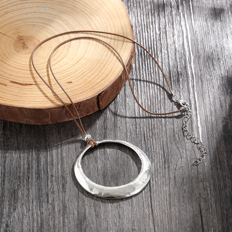 Collar de cuero con colgante de estrella de mar para mujer, joyería Bohemia de playa, de