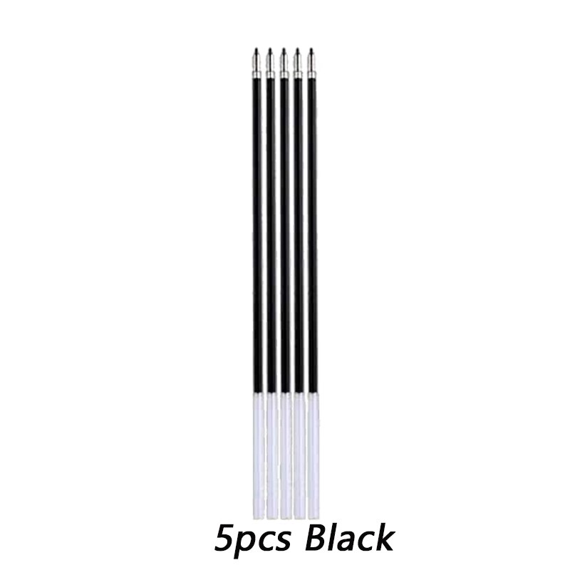 Moule en Silicone pour stylo à bille magique en résine cristal, moule en résine époxy fait à la main, fournitures d&#39;outils de moulage: pen-black 5pcs