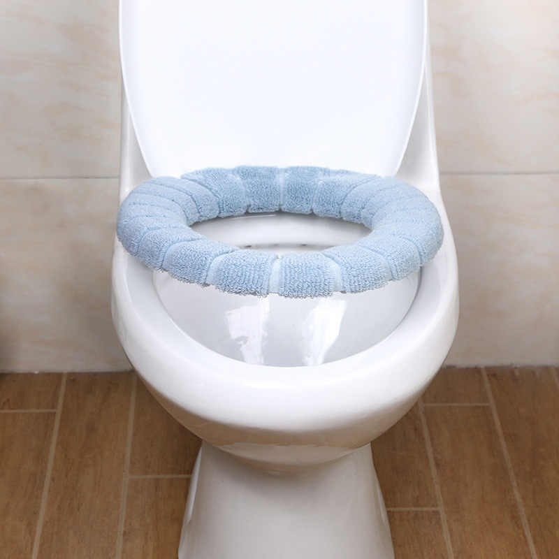 Universal varm blød vaskbar toiletsædeovertræk dørmåtte supplerer boligindretning nærmestool dørmåtte sædet toiletafdækning