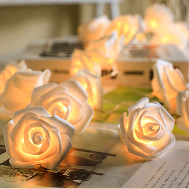 3m LED Rose Schnur Lichter Licht Dekoration für Valentinstag Hochzeit Mädchen Herz Zimmer Garten Nachtlicht Glühwürmchen lichter Dekor