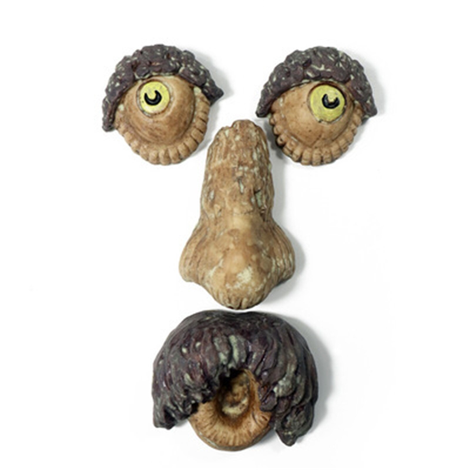 Luminous Tree Bark Face Tree Monster Facial Features Ornaments Easter Props Decorative Stakes Outdoor Decor