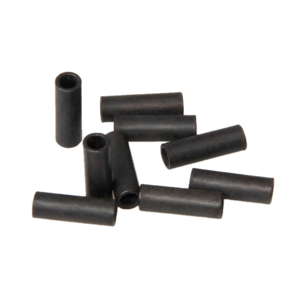 Hyaena 50pcs/lot Single Barrel Crimp Sleeves Copper Tube For Fishing Wire Tube Connector