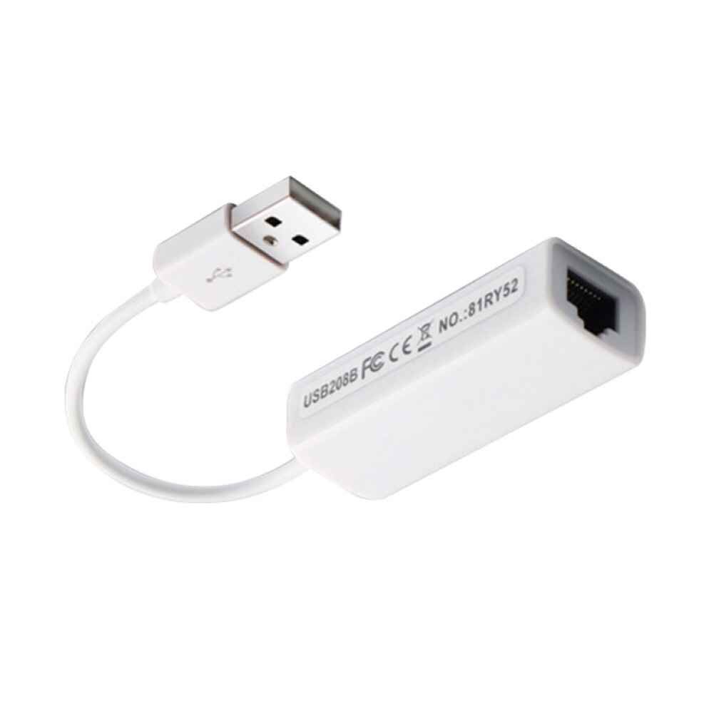 Concentrador de puertos USB 2,0 OTG, Ethernet de 10/100MB a RJ45, adaptador LAN, tarjeta de red cableada para Win, PC, teléfono Android y portátil