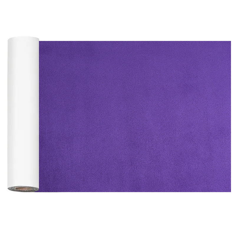 Fluwelen zelfklevende alcantara folie rol voor auto-interieur aanpassing, bankreparatie, sieradendoos decoratie, suède sticker 50 x 140cm: Bruin