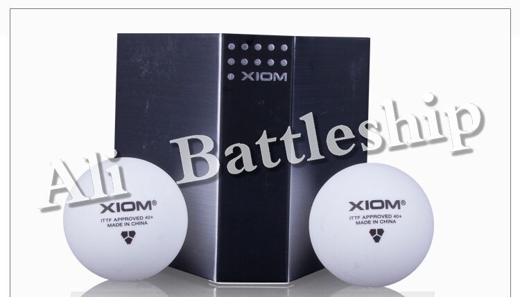 Originele Xiom 3 Ster 40 + Poly Naadloze Bal Tafel Tennisbal/Ping Pong Bal 2 Dozen /Lot 12 Stuks