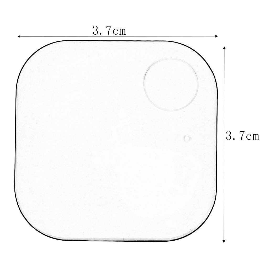 Square Smart Finder Bluetooth Tag Tracker Wallet Key Tracer GPS Locator Alarm