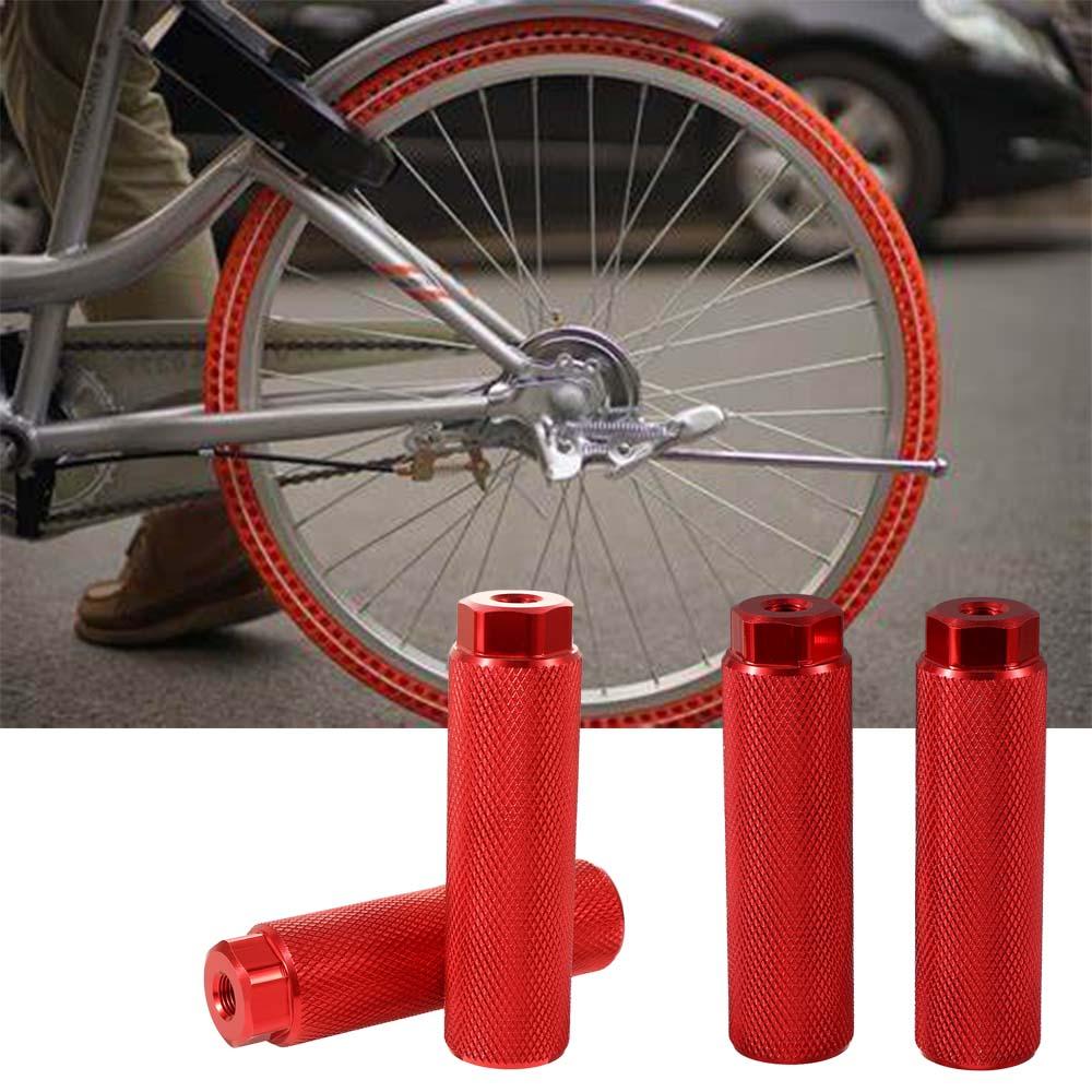 Tilbehør 3/8 tommer aksler stunt pegs bagpå cykling bmx pegs cykelledning fodcykel fodpinde cykelpinde cykelaksel pedal