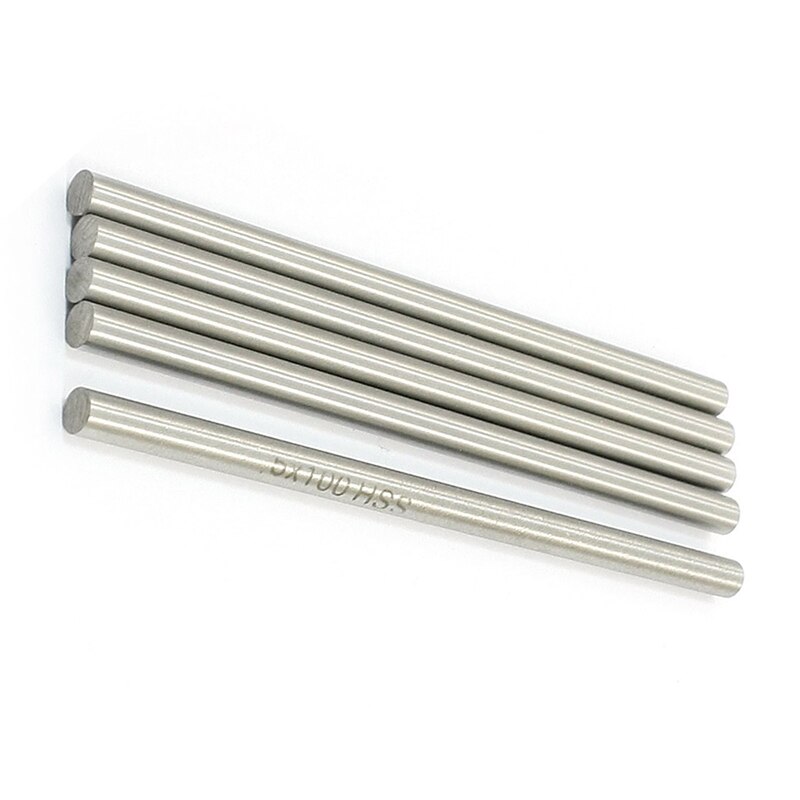 RC Helicopter 100mm x 5mm stainless steel Ground Shaft Round Rod 5Pcs
