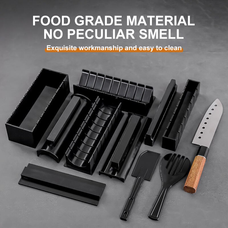 Ustensile de cuisine pour Sushi rapide, rouleau de riz, moule, outils pour rouler la viande végétale, Kit de fabrication de Bento Onigiri Nori, ensemble de cuisson
