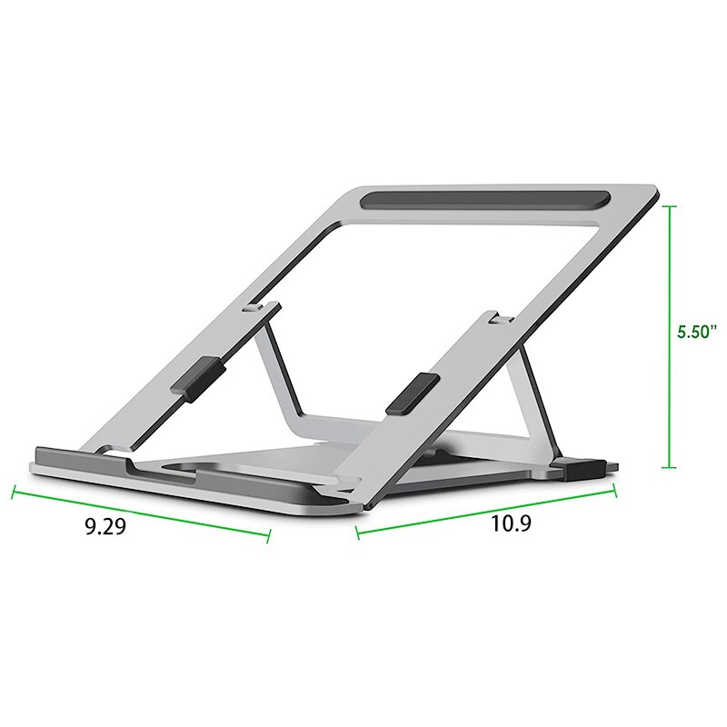 Portable Height Adjustable Folding Laptop Stand,Aluminum Stand Compatible with Pro/Air Any Laptops