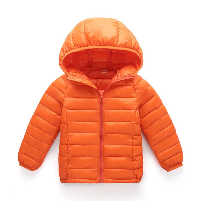 2-12 Jaar Herfst Winter Kids Down Jassen Voor Meisjes Kinderen Kleding Warm Down Jassen Voor Jongens Peuter Meisjes bovenkleding Kleding: ORANGE / 8