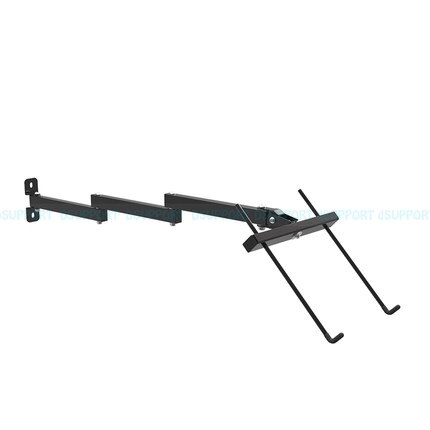 Foldable Wall Mount 17-27 inch Laptop Holder Three Arms Full Motion Laptop Cooler Retractable Notebook Hanger