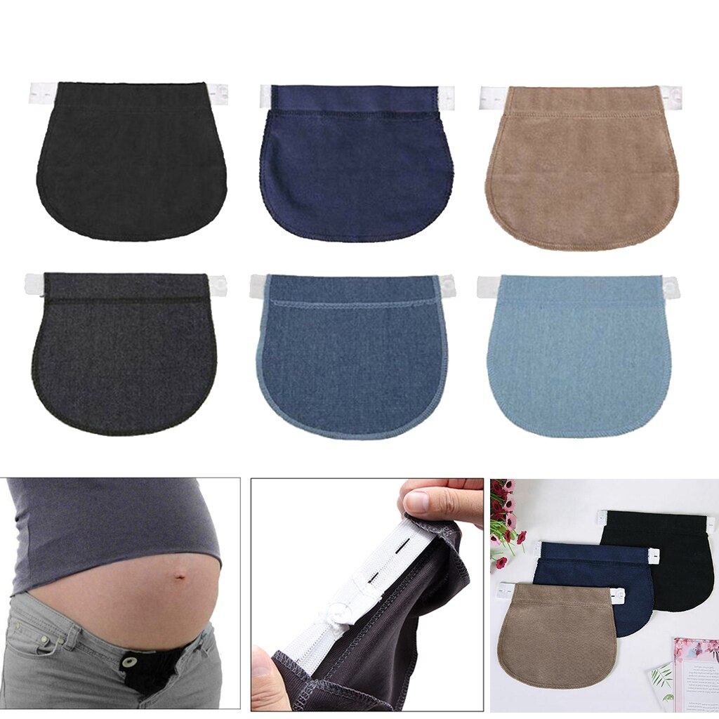 Estensori regolabili del bottone dei pantaloni dell'estensore della cintura di gravidanza 3PCS per le donne incinte/madri in attesa/pancia della birra