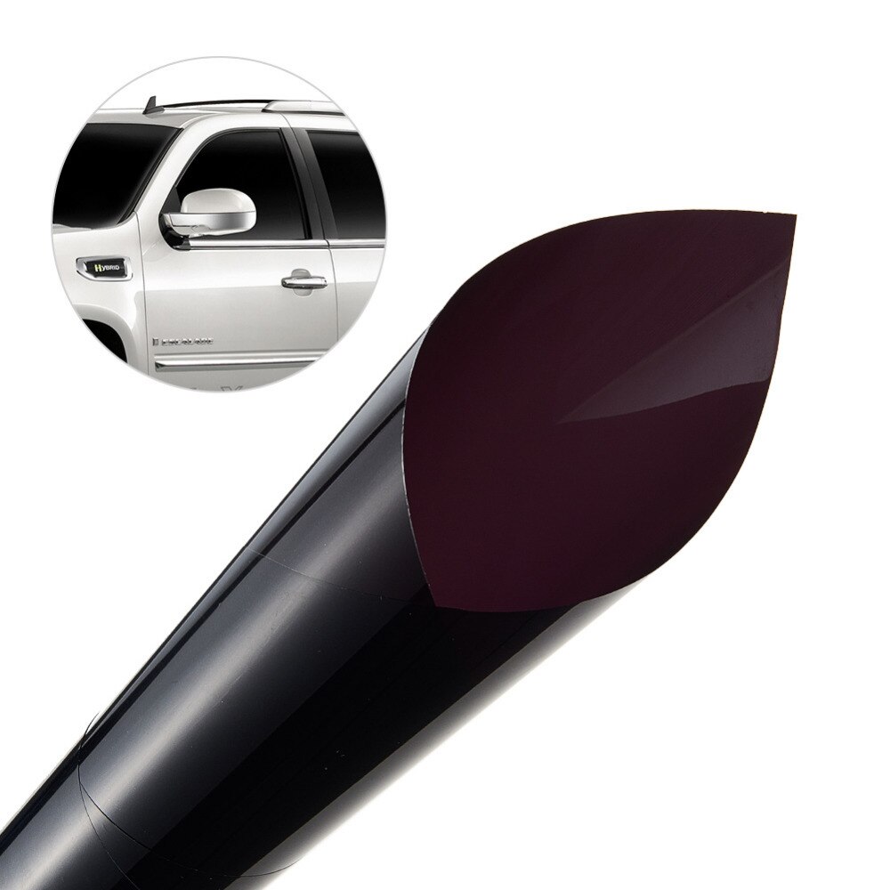 50cm x 300cm Dark Black Car Window Tint Film Glas VLT 5% Roll 1 PLY Auto Auto Huis commerciële Zonne Bescherming Zomer