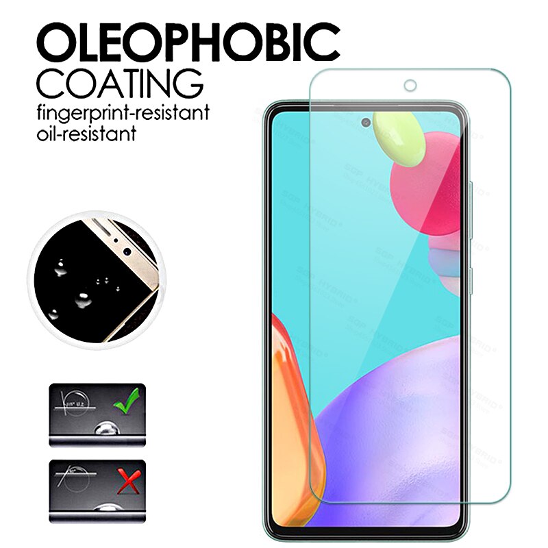 2Pcs Gehard Glas Voor Samsung Galaxy A52 A51 5G A50 A50S Een 52 Galaxya52 Bescherming Film Hd Shield sklo Licht Volledige Lijm Cover