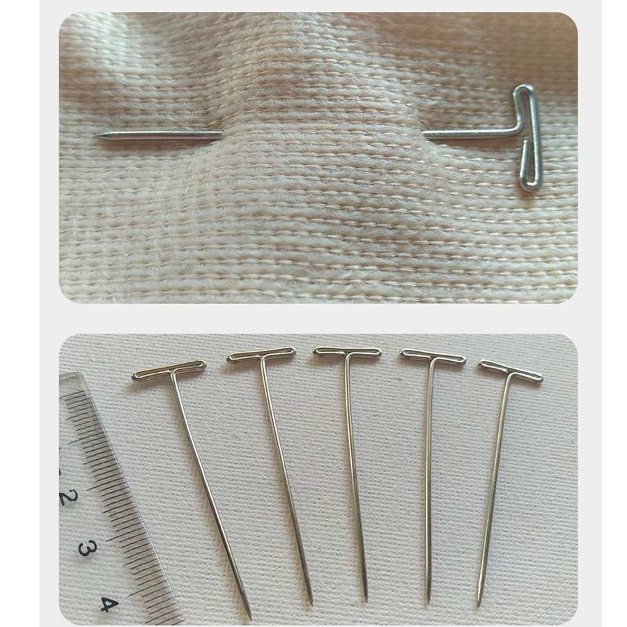 T Pins 2 Inch For Holding Wigs Hair Extender Wig Making Blocking Knitting Modelling And Crafts 50Pcs T-Pins