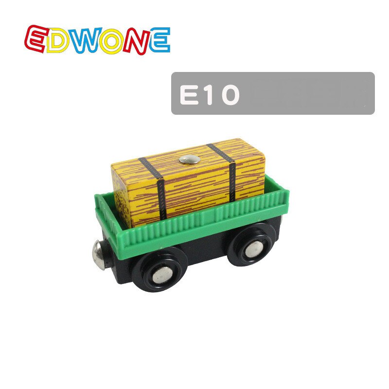 Building Tower Crane Beach Wood Magnetic Train Railway Accessories Tender Component Education Compatibel All Wood Track Train: E10