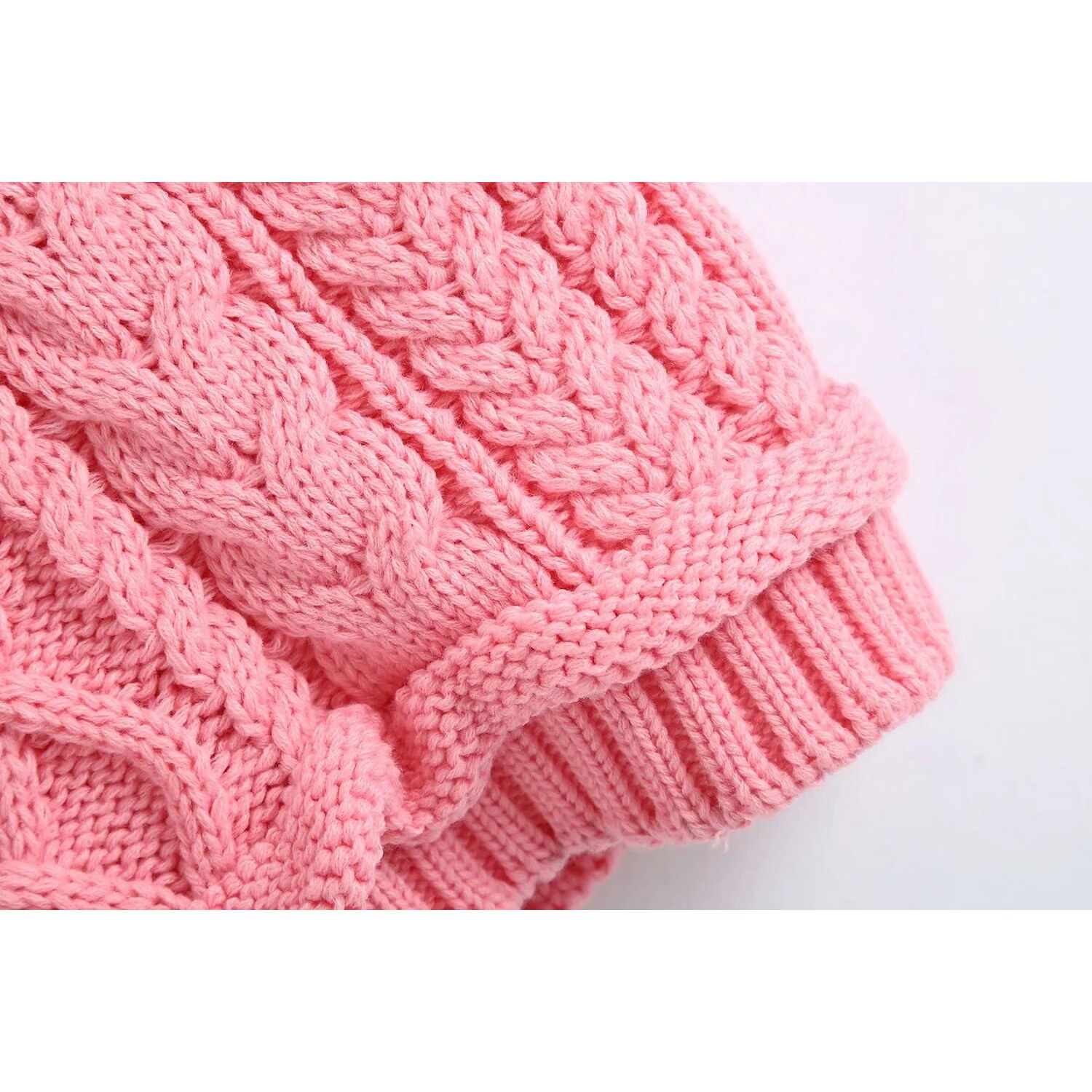 Pen rosa genser vest dame kabelstrikket ermeløs strikk genser genser genser cropped bomull genser tank