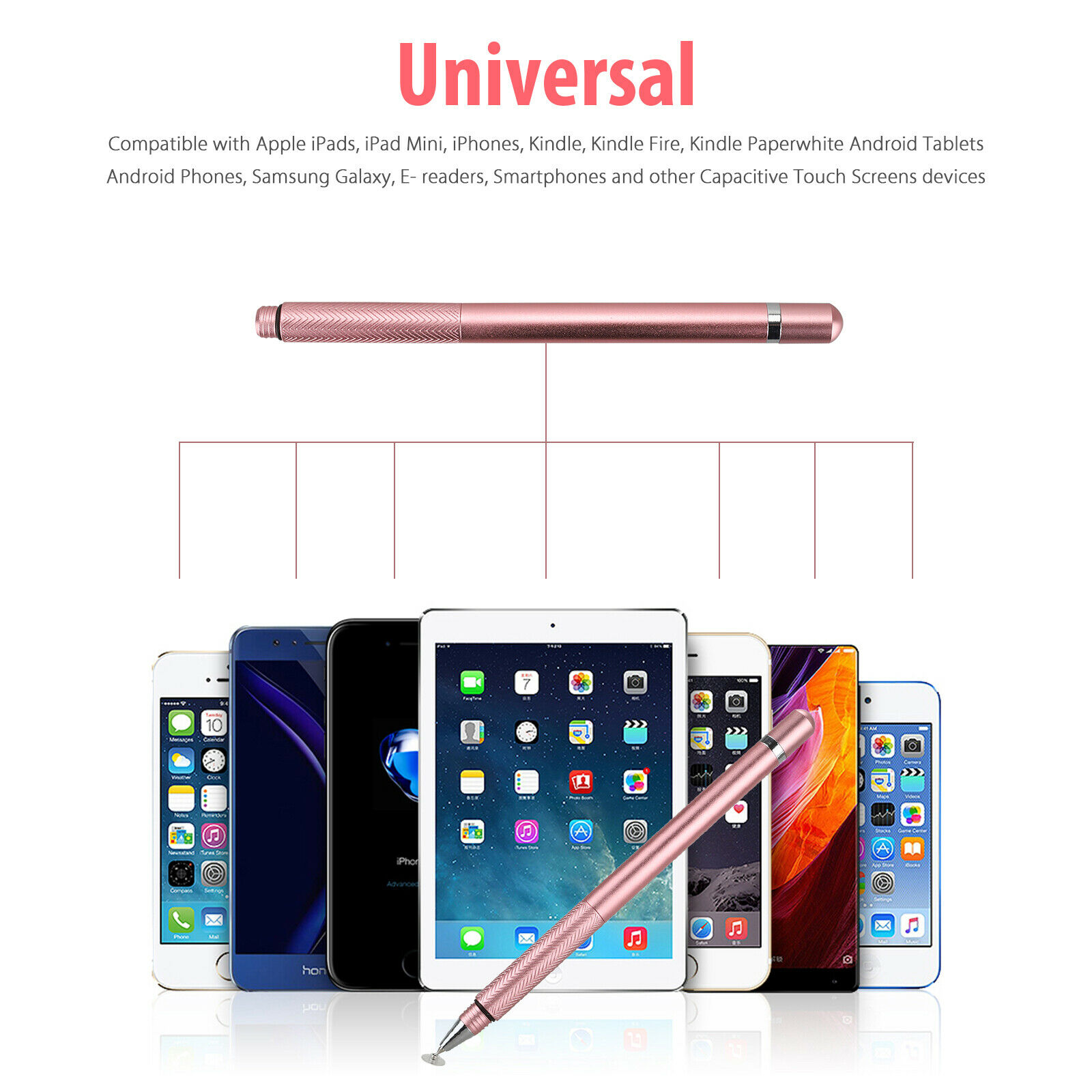 Stylet intelligent à écran tactile capacitif actif, crayon de dessin magique, pour téléphone Android, iPad, Samsung, tablette, accessoires