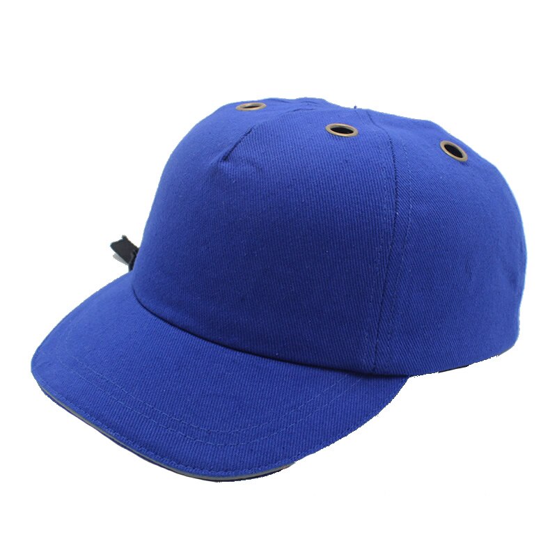 Bump cap arbejdssikkerhedshjelm baseball hat stil beskyttende sikkerhed hard hat til arbejdspladsen slid hovedbeskyttelse dybblå: Blå