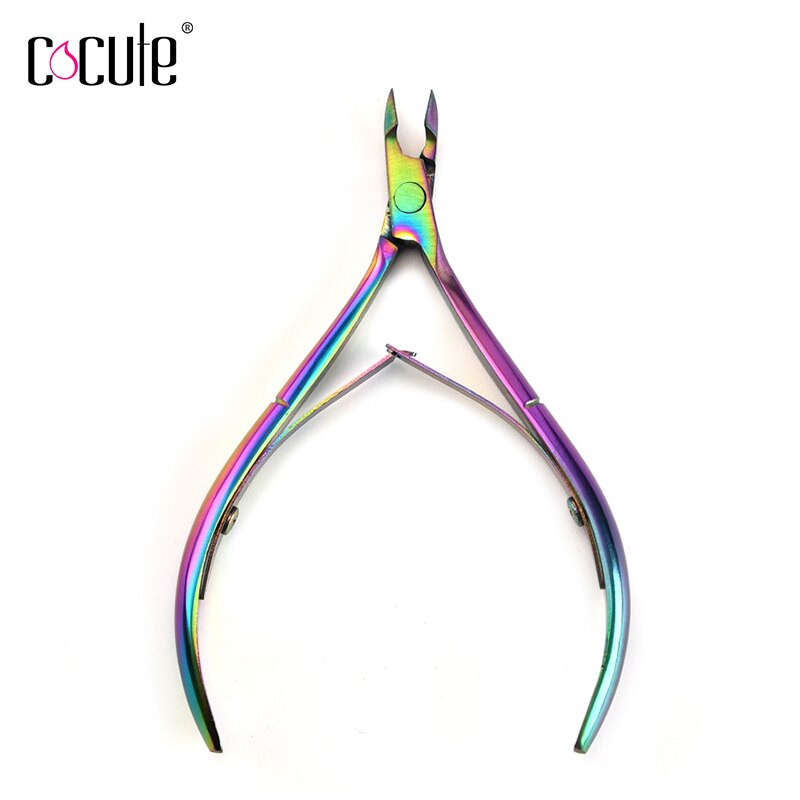Cocute – pince à cuticules professionnelle, accessoire de maquillage, ciseaux à ongles, coupe-ongles, outils de manucure: Default Title