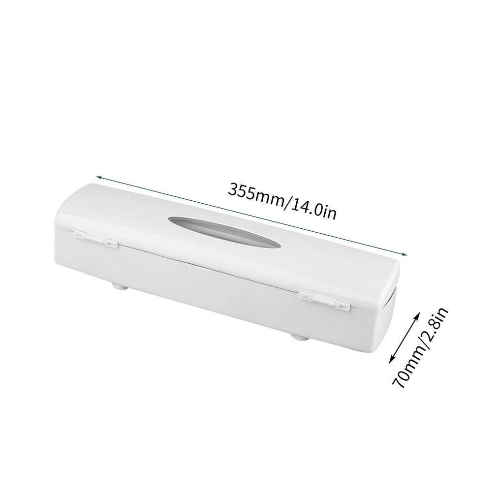 Food Plastic Cling Wrap Dispenser Preservative Film Cutter Kitchen Tool Accessories