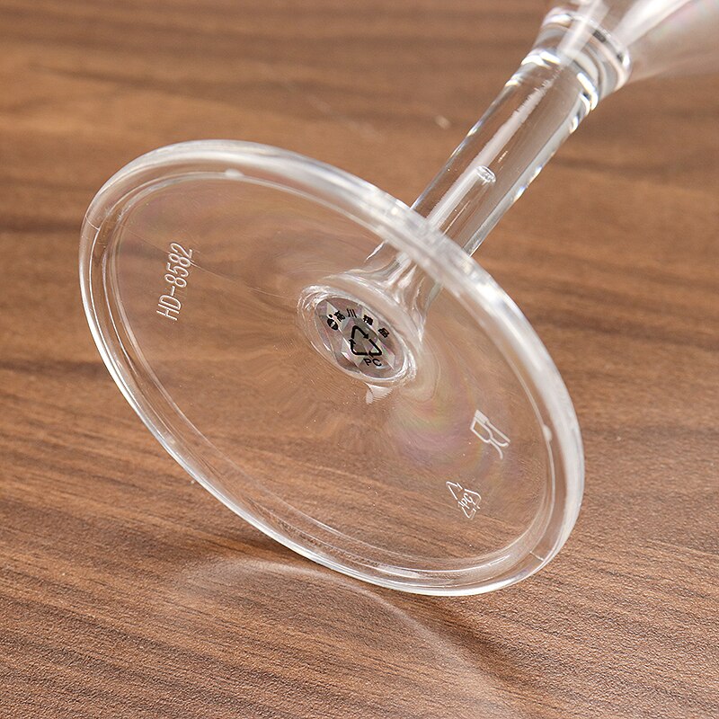 Acryl Kegel-Geformte Wein Glas kunststoff transparent cocktail glas -proof wein glas set PC kunststoff wein glas