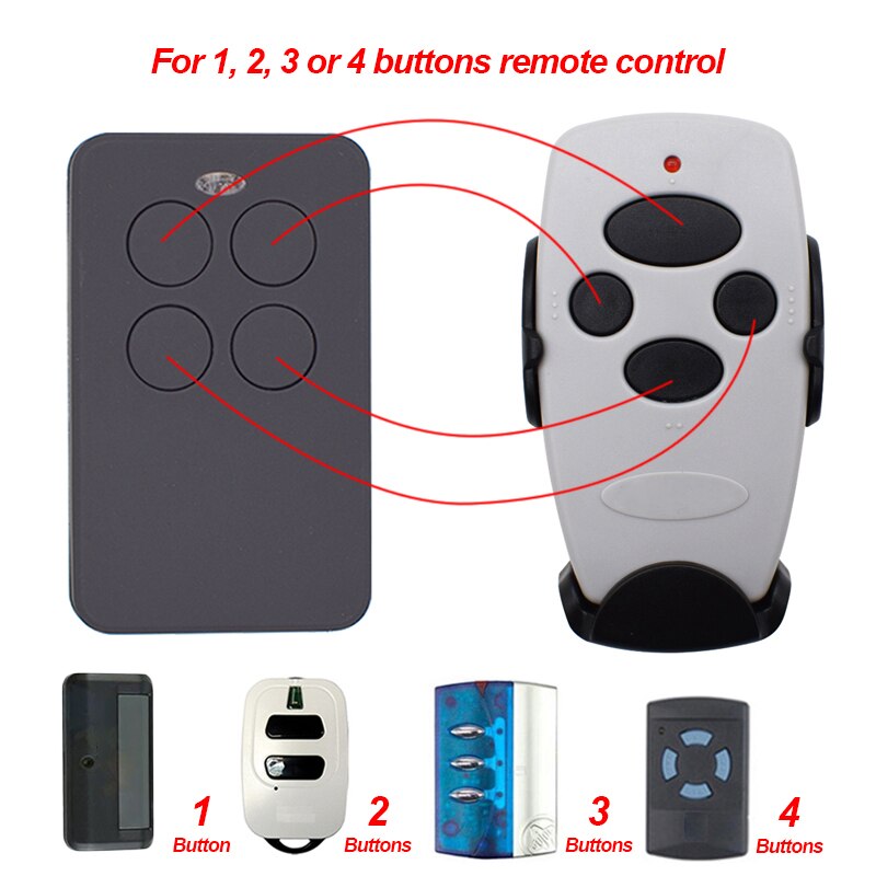 Auto Scan Multi Frequency 280MHz - 900MHz Adjustable Cloning Garage Remote Control Duplicator 433 868 315 418 MHz