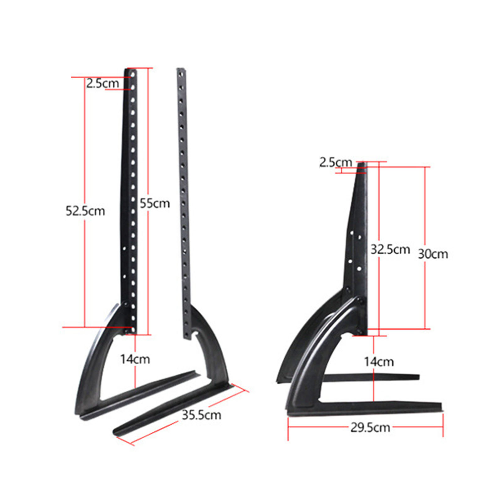 Universal Smart TV Stand Base For 32''-70 Plasma LCD Flat/curved Screen Height Adjustable Monitor Mount Bracket Anti-Scratch