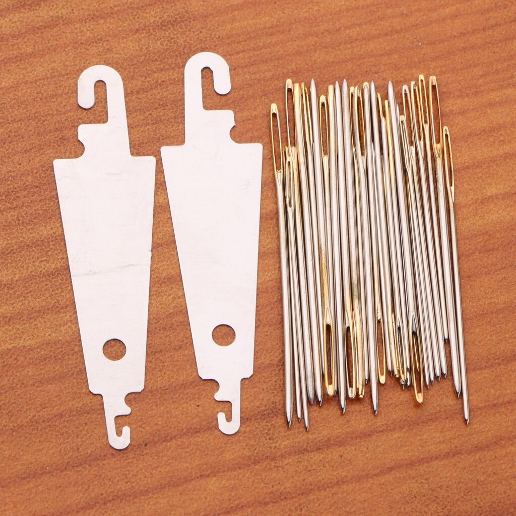 1 Set Cross Stitch Needles Sewing Supplies Including 3 Different Sizes Needles for Adults Beginners