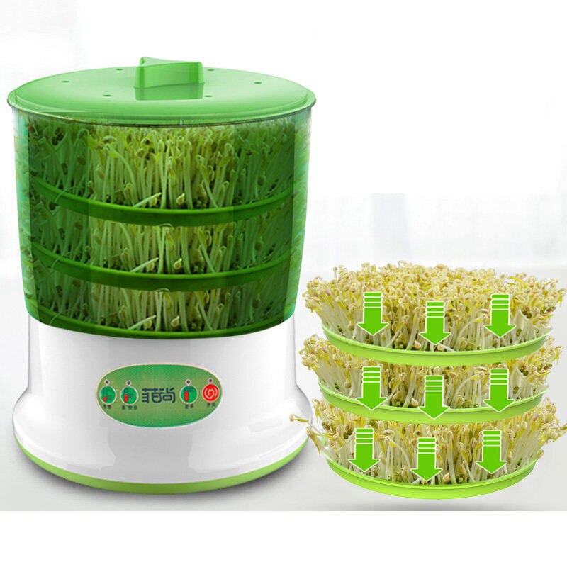 Bean sprouts machine household automatic multi-function large capacity hair bean tooth machine food processing and home applianc: 3 layer      220V / AU
