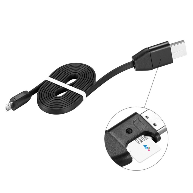 S8 Data Lijn 3 in 1 GIM Antwoord USB Monitor GPS Positie Lijn Tracking Cord Compatibel met SIM Kaart 4.8