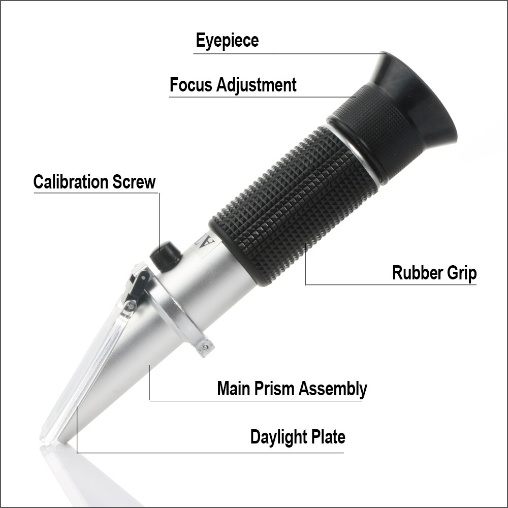 Rz Refractometer Soja Sap Meter Handheld Draagbare Refractometro Brix 58-90% Suiker Meter Fruit Suiker Tester Refractometer