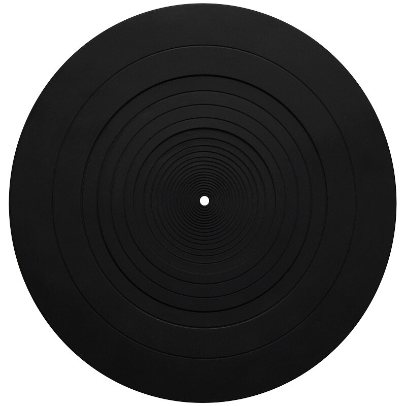Turntable Slipmat - 12 inch LP Silicone Pad - 3mm Thick Vinyl Record Stabilizer