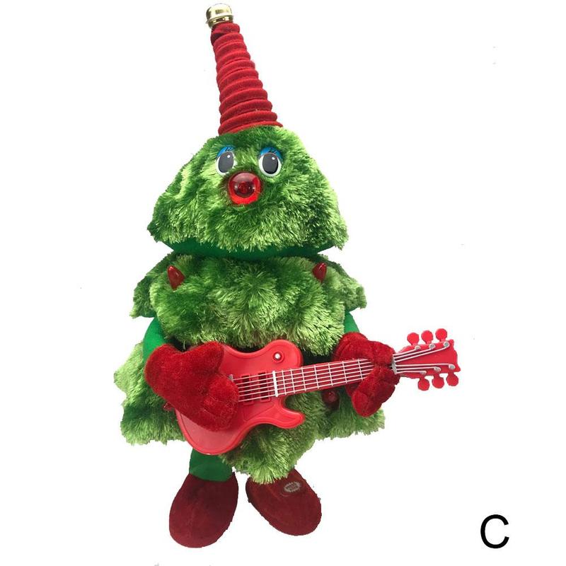 Singing And Dancing Christmas Tree Plush Toy Children's Christmas U3T0: C