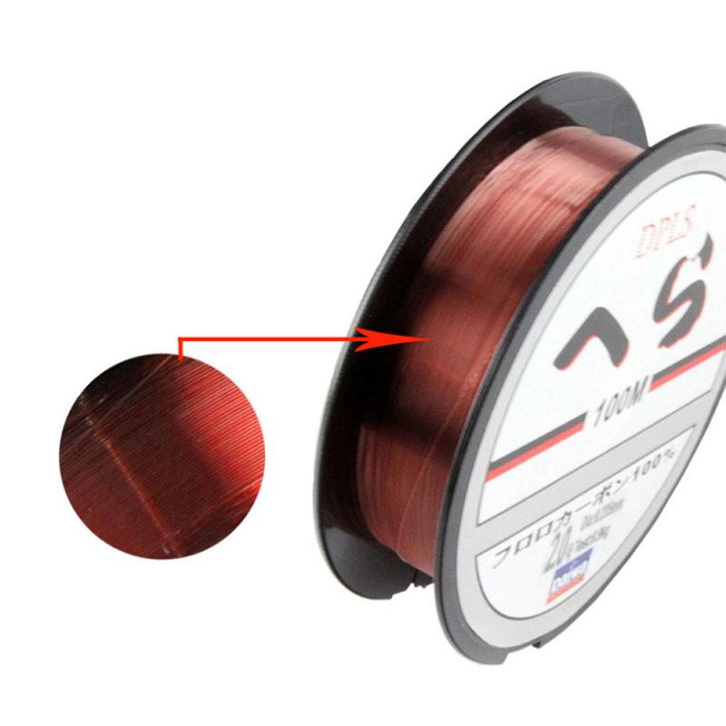 Fiskeliner 100m nylon fiske slitesterk monofilament stein hav fiskesnøre tråd bulk spole alle størrelse 0.4 to 8.0 fiskeutstyr
