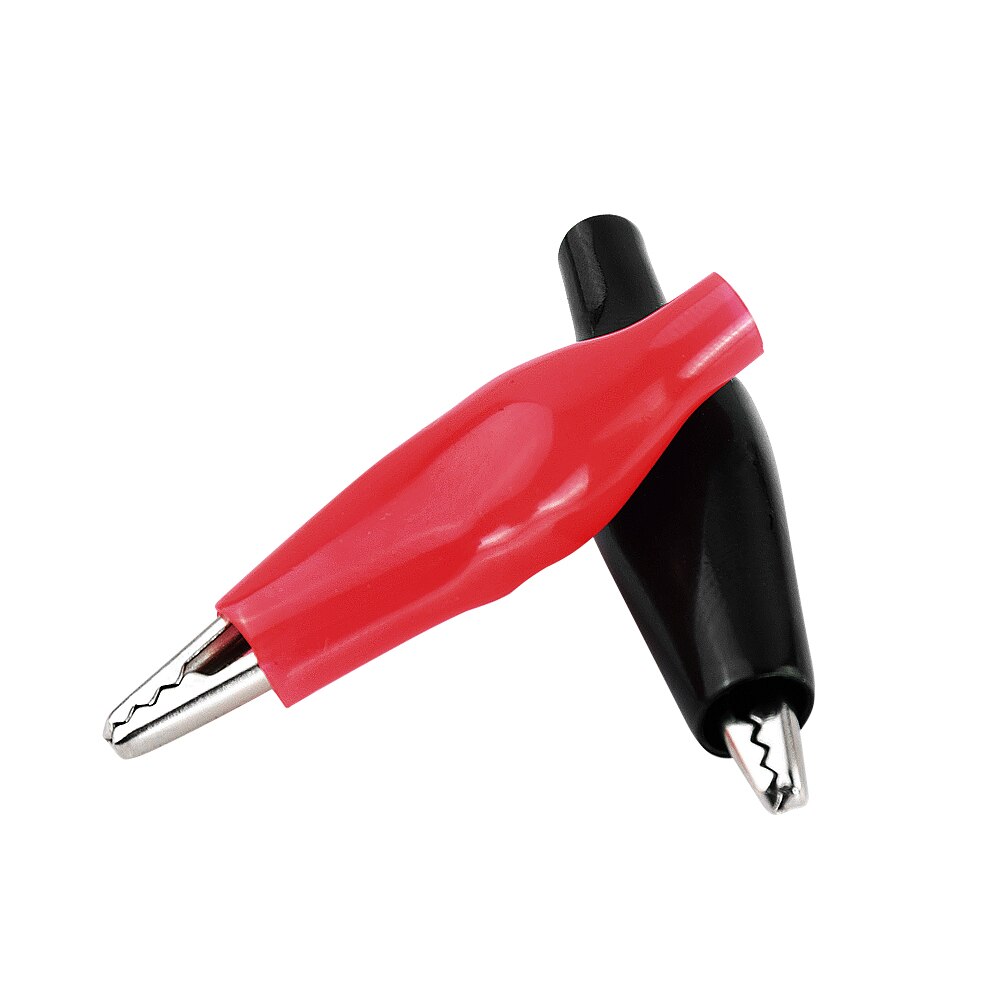 20/40/80pcs 27MM 35MM 44MM Metal Alligator Clip Crocodile Electrical Clamp for Testing Probe Meter Black Red