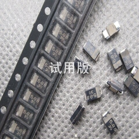 30 stücke 100% orignal neue SMD zener Diode PTZ 6,2 B 6,2 V PTZ 6,8 B 6,8 V 1W SMA tun-214AC