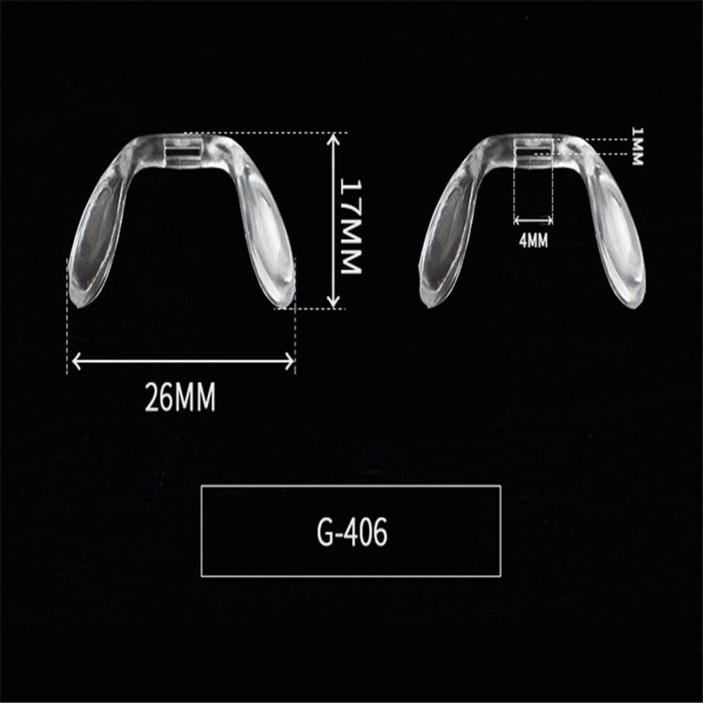 5 Stks/set Siliconen Anti Slip Glazen Neus Pads U-vormige Neus Pad Voor Brillen Sunglass Glas Bril Eyewear Accessoires: B