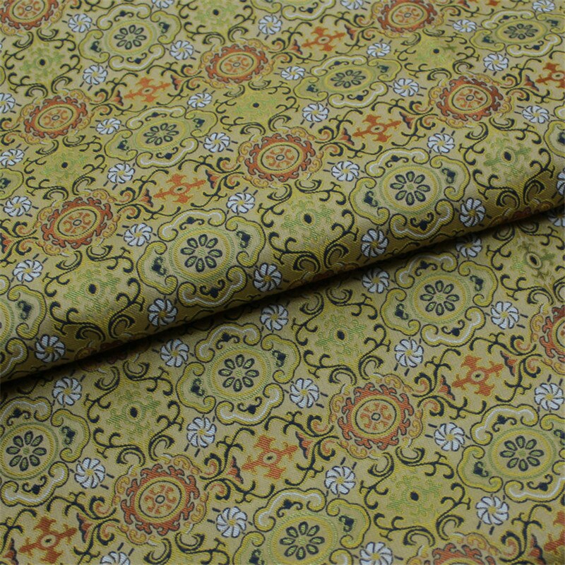Green Sheen/ Turquoise Blue Silk Brocade JV-1562 Fabric main image 0