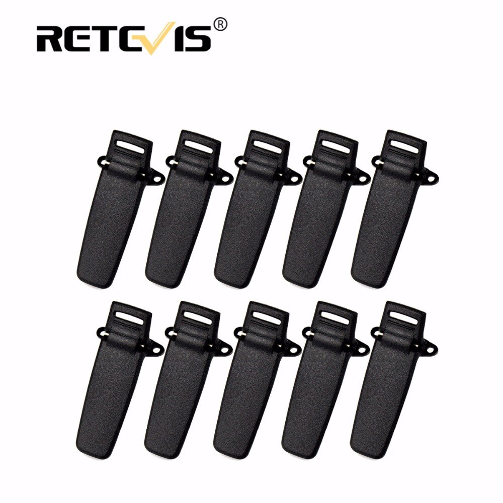 10Pcs Originele RT3 Riem Clip Voor Tyt MD-380 MD-380 Retevis RT3 Dmr Twee Manier Radio Accessoires Radio Blet Clips j9110T