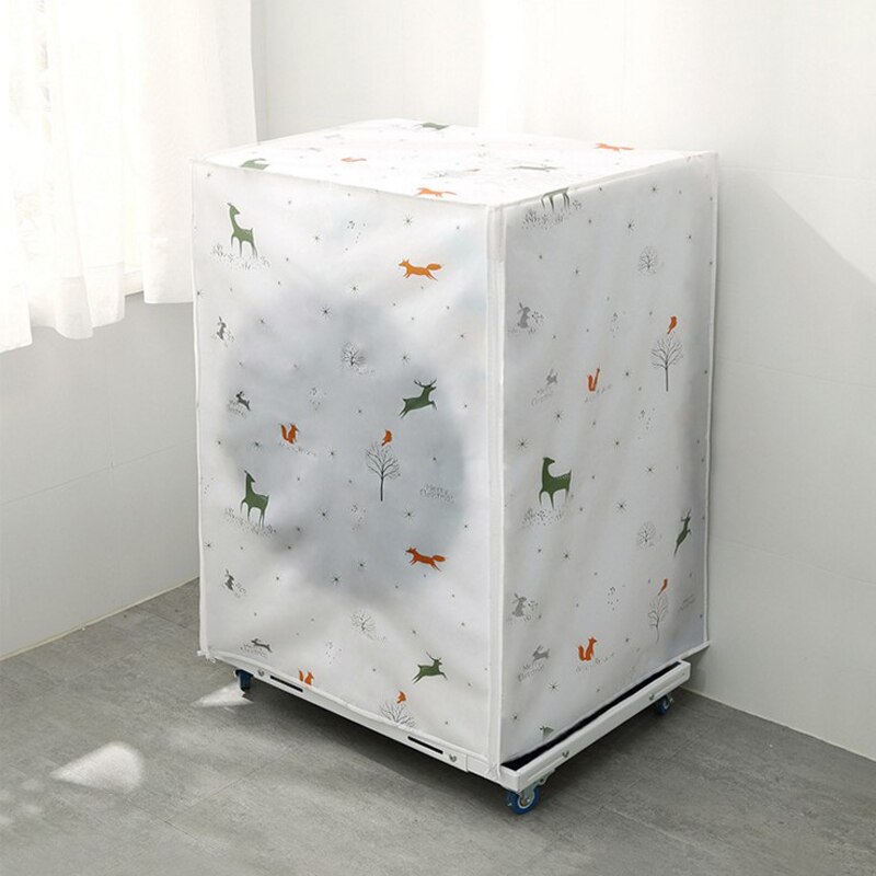 1Piece Household Washing machine cover Organizer Protective Dust Cover Washer Sunscreen Laundry Dryer Waterproof Dust Proof Case: 1