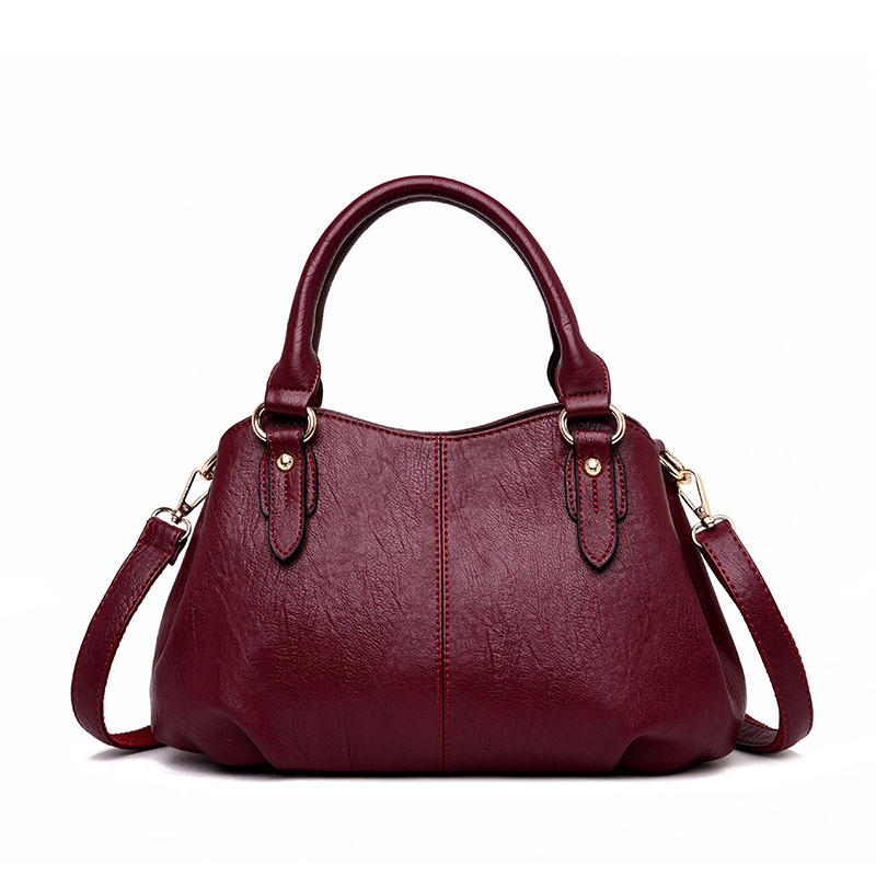 Sisjuly sacs à main de luxe femmes sac sac à bandoulière en cuir synthétique polyuréthane Laides sacs à bandoulière pour femmes sacs fourre-tout Bolso Feminina: red