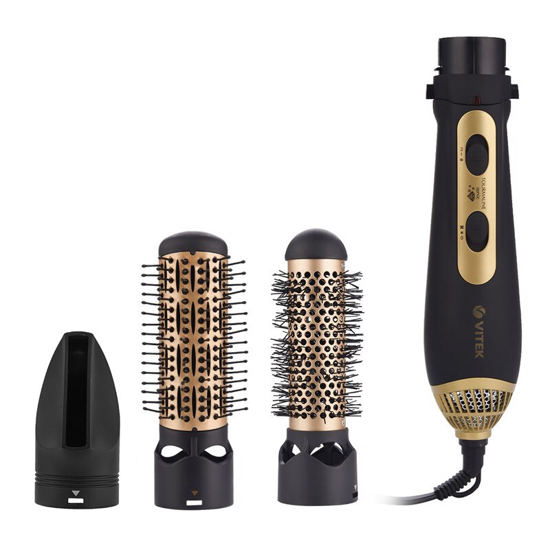 3 In 1 Multifunction Hair Dryer Comb Machine Hair Styling Tools Hairdryer Curler Straightener Hair Dryer Comb Brush Styler