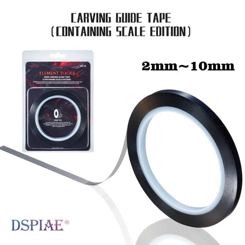 Dspiae Cg Serie Carving Gids Tape 2Mm Tot 10Mm Elke Lengte 30M Modellering Hobby Upgrade Accessoire