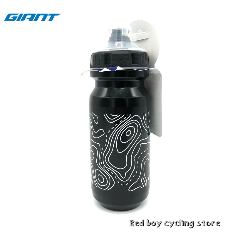 GIANT Official Gear Sports cycling bike 600ml 750cc Ultralight Water Bottle outdoor bicycle bottle Cycle Equipment: 600ml Black